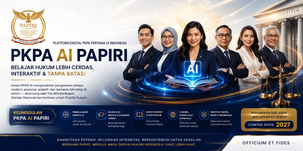 PAPIRI Dorong Transformasi Digital Profesi Hukum Menuju Standar Global — Media Nasional